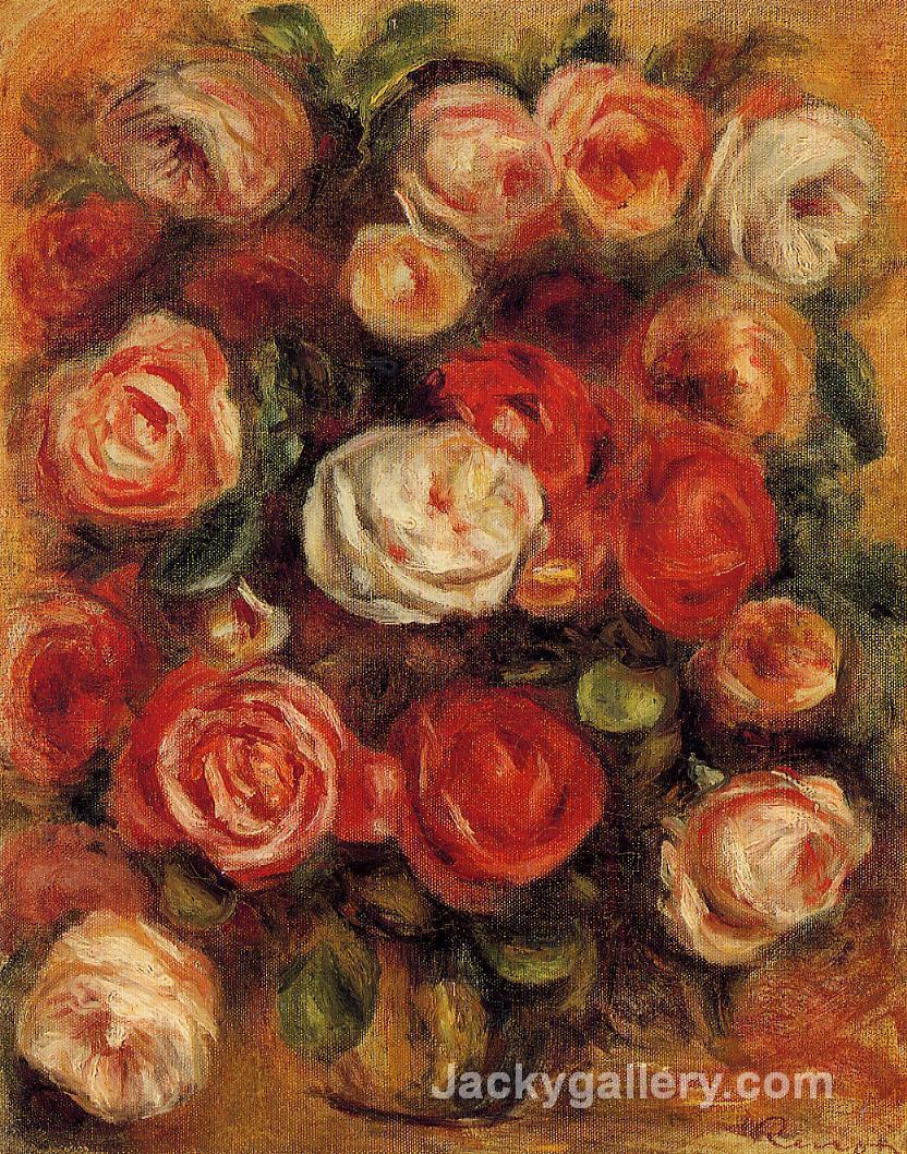 Vase of Roses by Pierre Auguste Renoir paintings reproduction